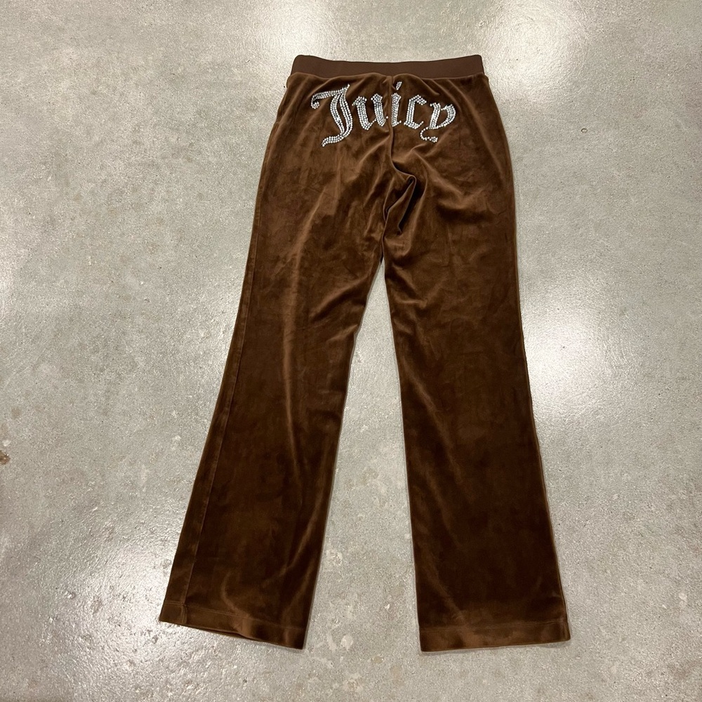 Juicy Couture Chocolate Velour Trousers